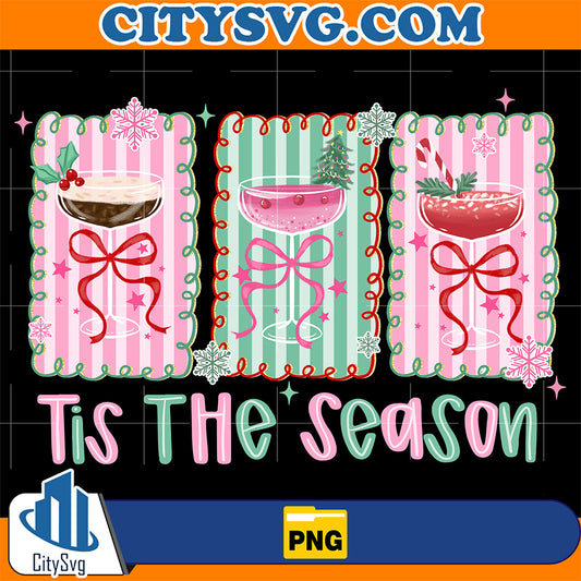 Tis-The-Season-Pink-Blue-Preppy-Png