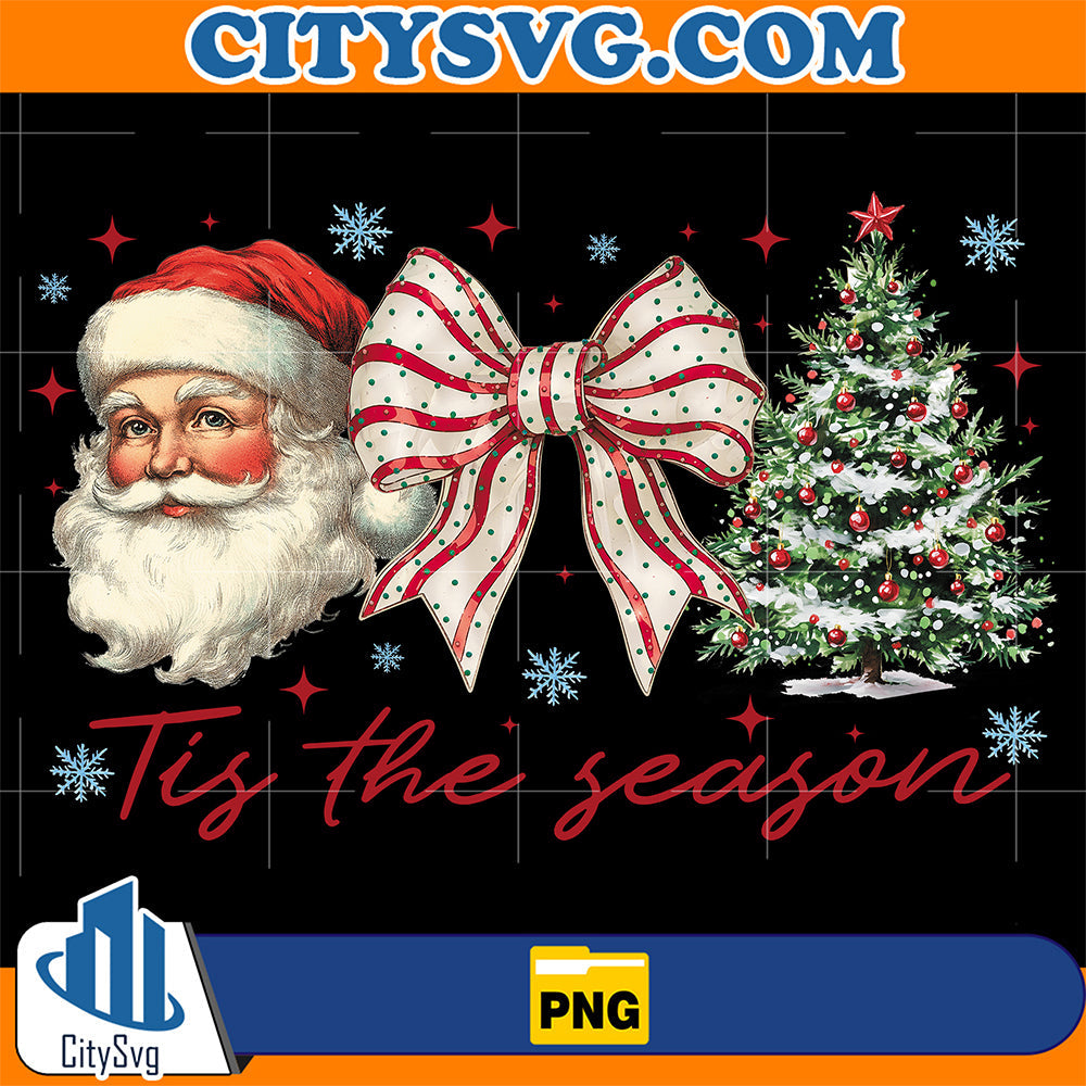 Tis-the-season-Santa-Png