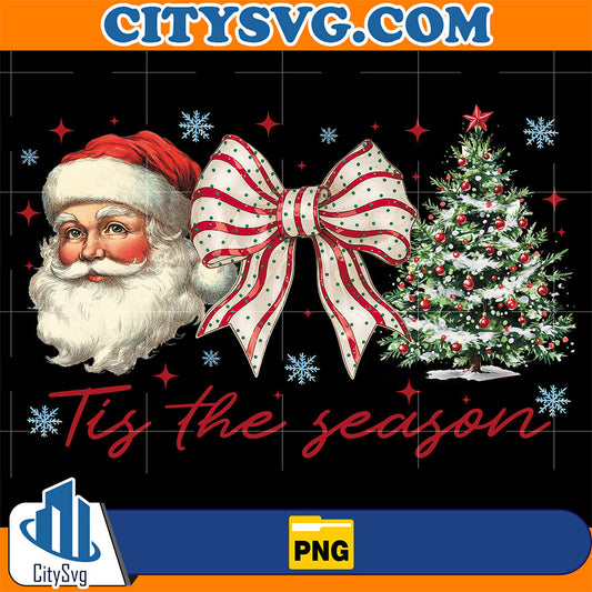 Tis-the-season-Santa-Png