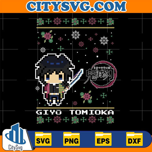 Tomika-Giyu-Demon-Slayer-Christmas-Ugly-Svg