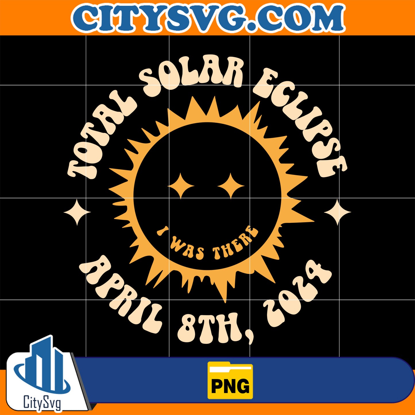 Total Solar Eclipse April 8Th. 2024 Png