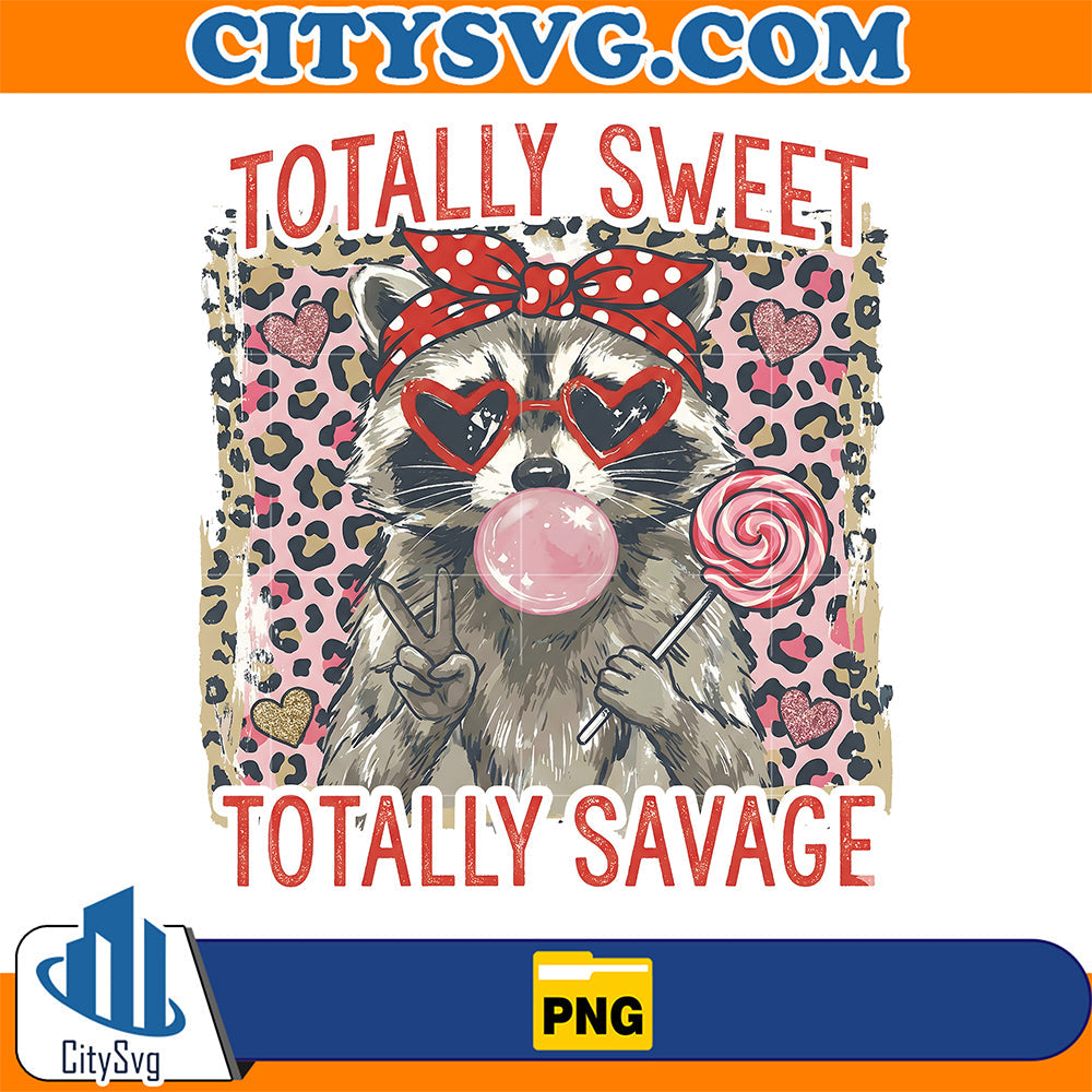 Totally-Sweet-Totally-Savage-Raccoon-Png