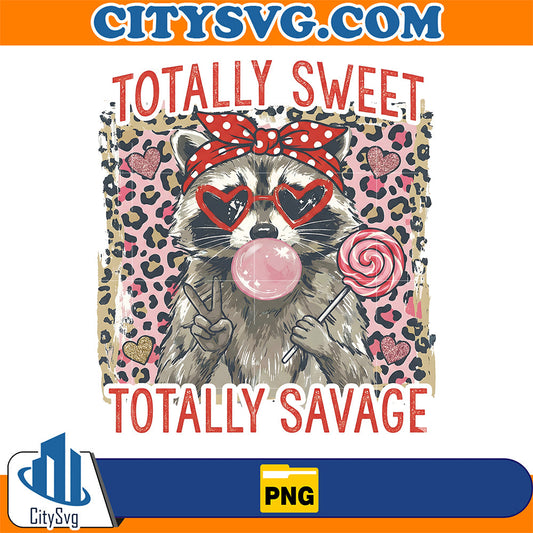 Totally-Sweet-Totally-Savage-Raccoon-Png