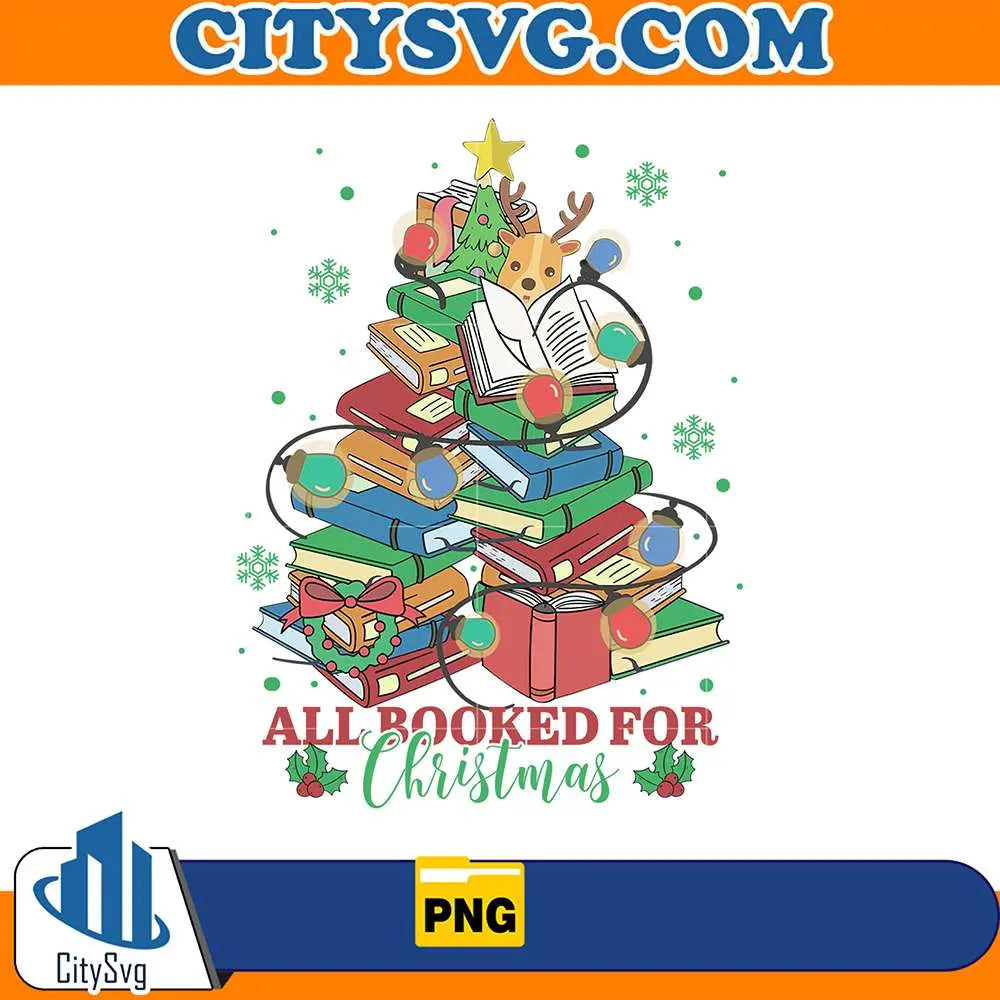 TreeAllBookedForChristmasBookPng_1