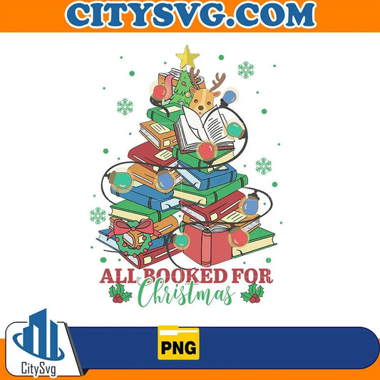 TreeAllBookedForChristmasBookPng_1