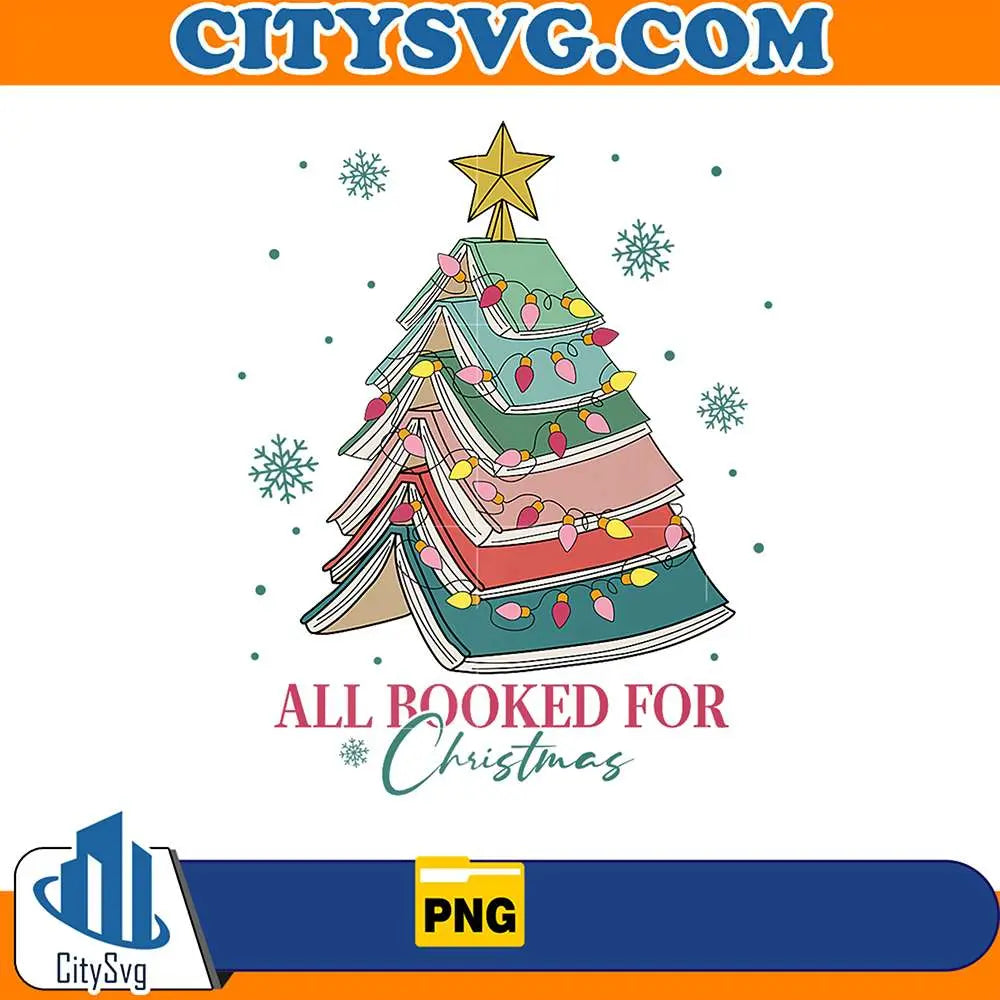 TreeAllBookedForChristmasBookPng_3