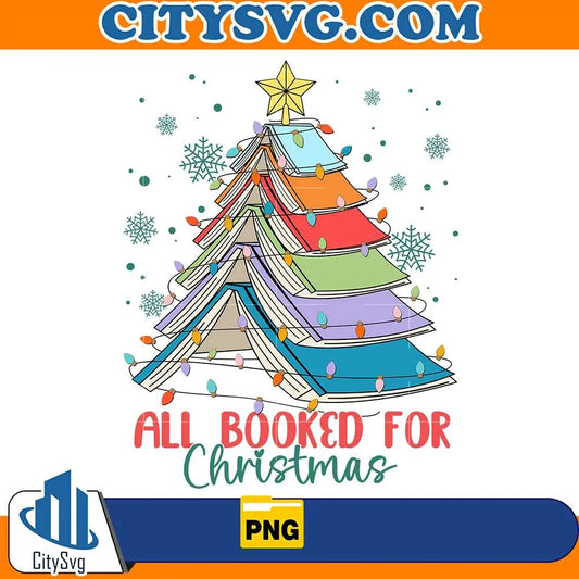 TreeAllBookedForChristmasBookPng_4