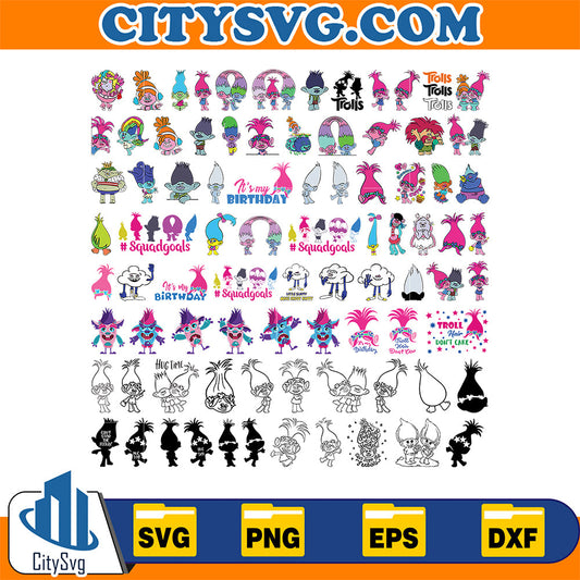 Trolls-Bundle-Svg