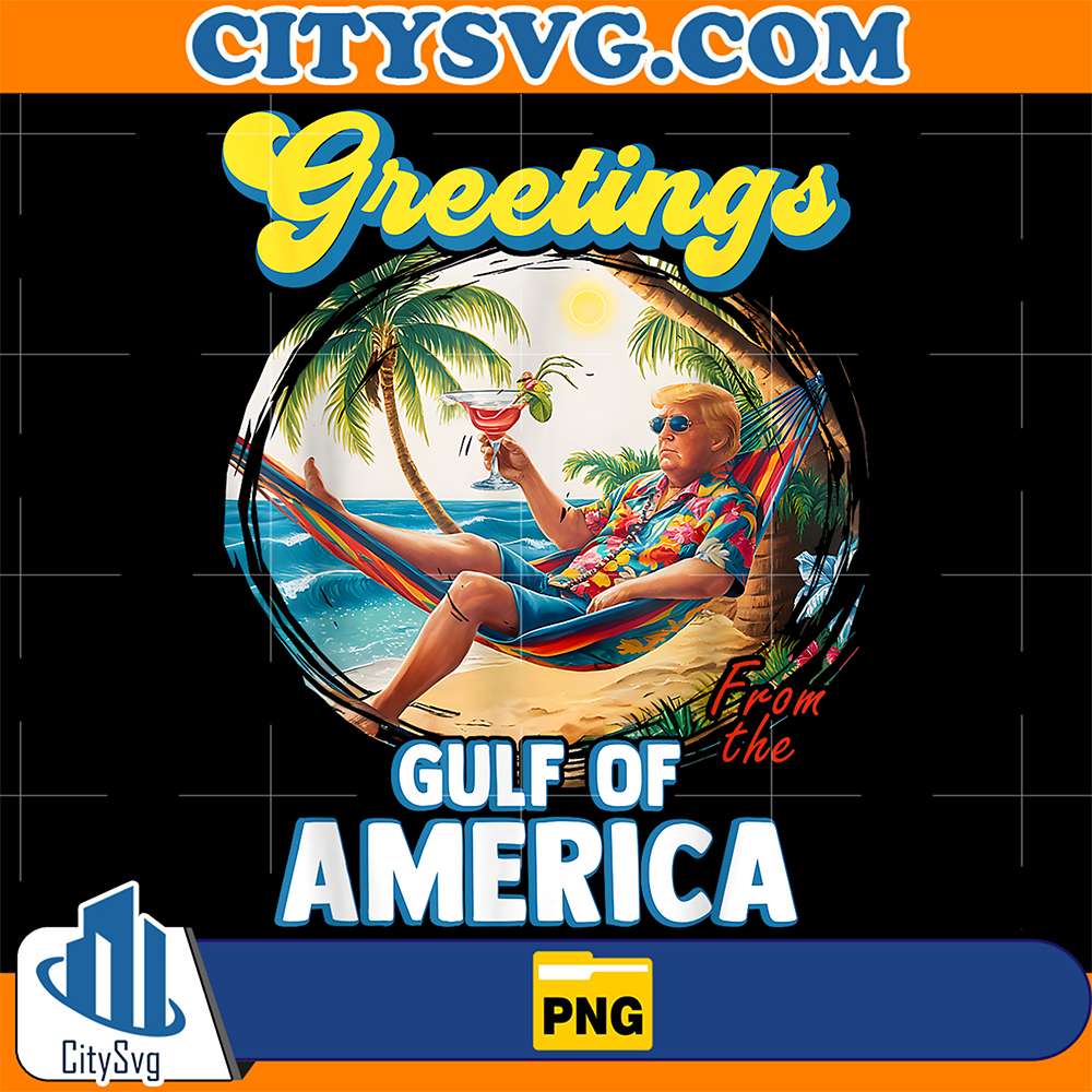 Trump-Greetings-From-The-Gulf-Of-America-Png