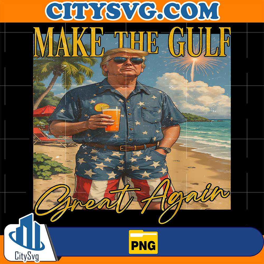 Trump-Make-The-Gulf-Great-Again-Gulf-Of-America-2025-Png