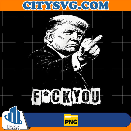 Trump Middle Finger 2026 Meme, Funny Trump Flipping The Birds Png CitySvg