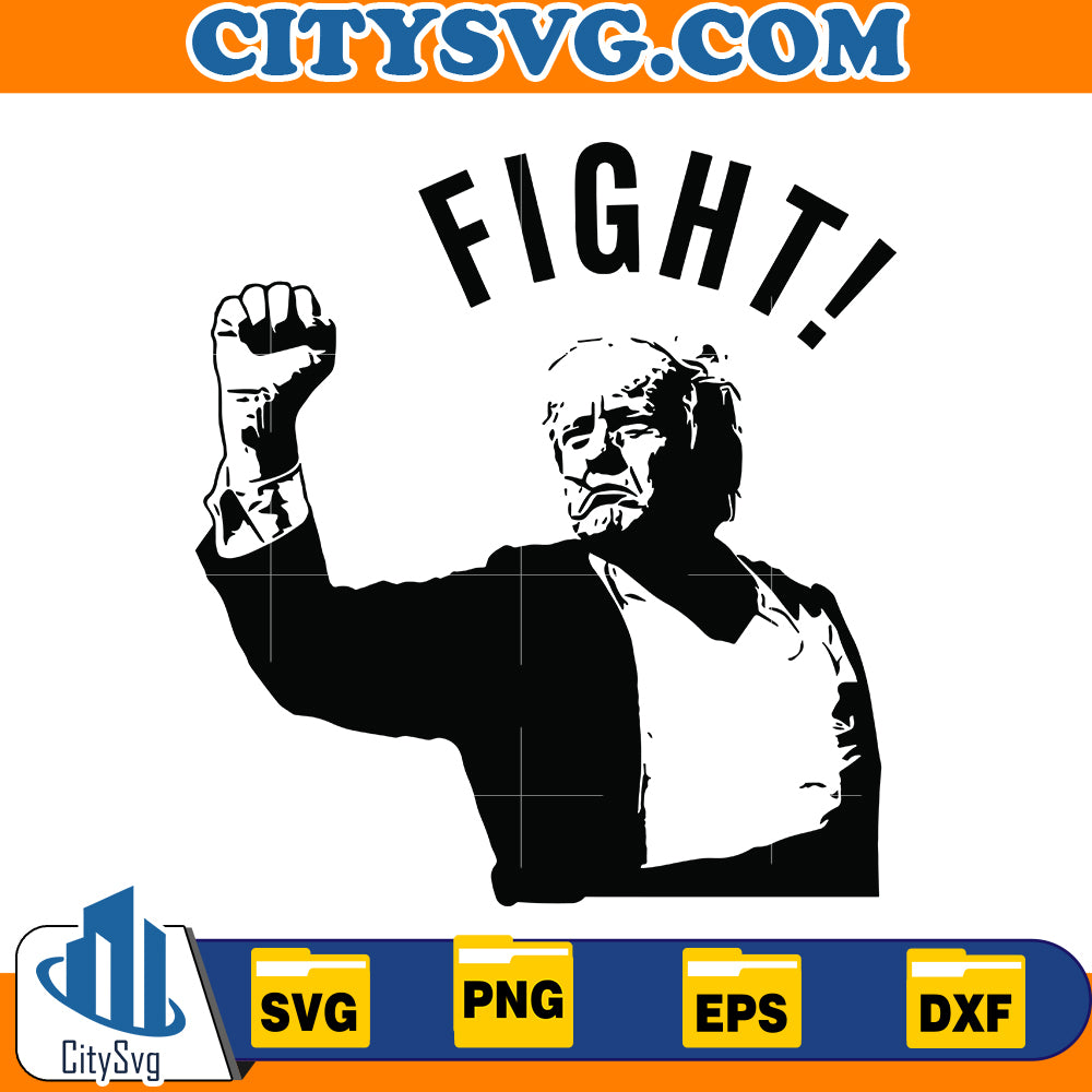 Trump Fight SVG