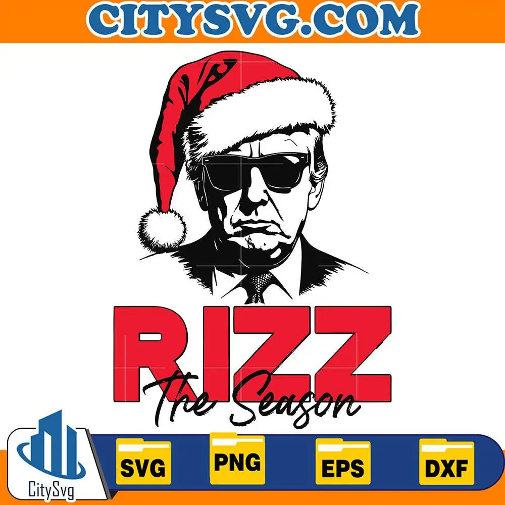 Trump Rizz The Season Christmas Svg – CITYSVG