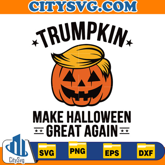 Trumpkin Make Halloween Great Again Svg