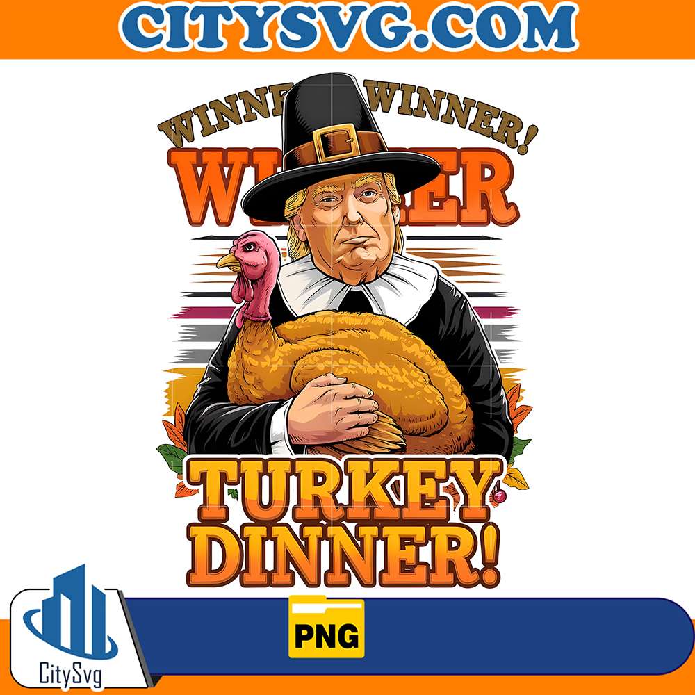 TurkeyDinnerTrumpThanksgivingPng