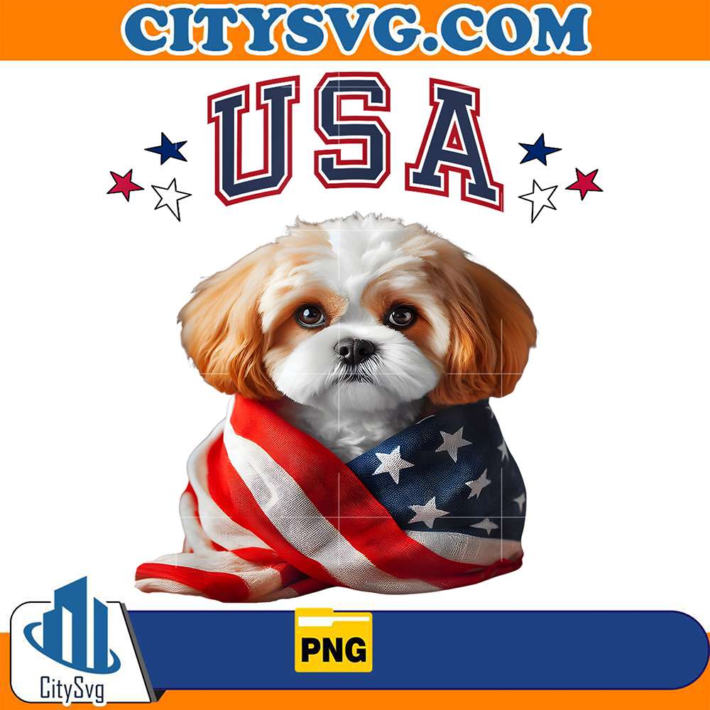 USA-America-Patriotic-Dog-4th-Of-July-Png