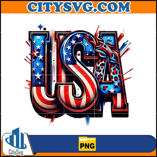 USAHappy4thOfJulyPngSublimationDesign