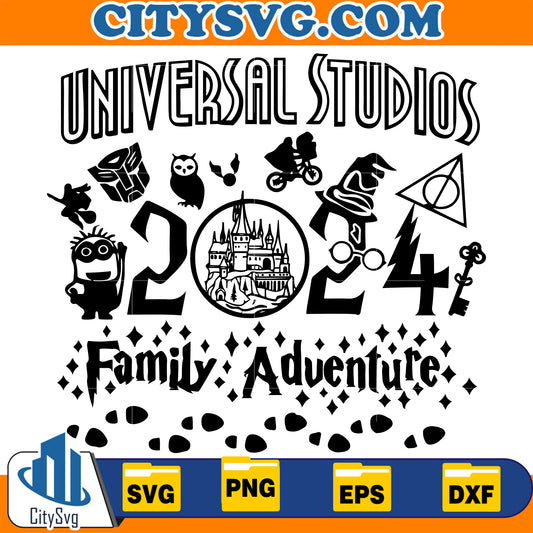 UniversalStudios2024FamilyAdventureHarryPotterChristmasSvg_3