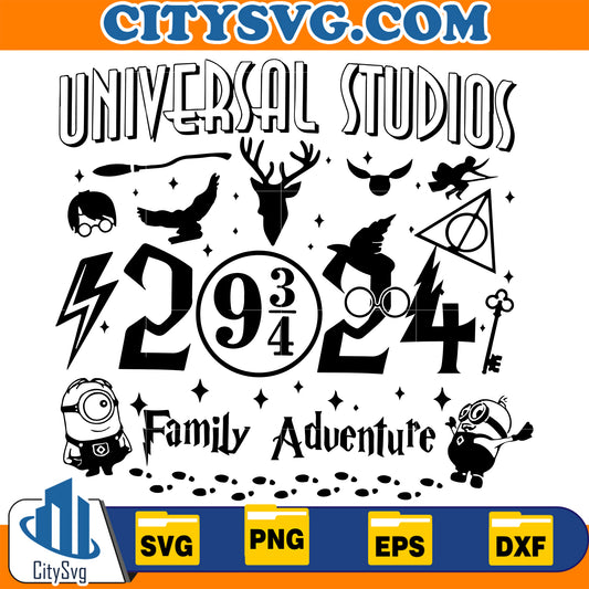 UniversalStudios2024FamilyAdventureHarryPotterChristmasSvg_4