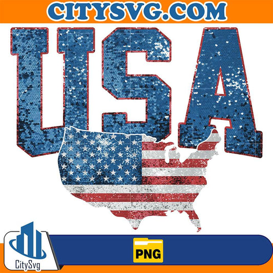 Usa-America-Map-4th-Of-July-Png