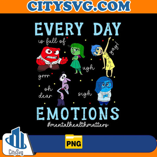 Every day emotions png CitySvg