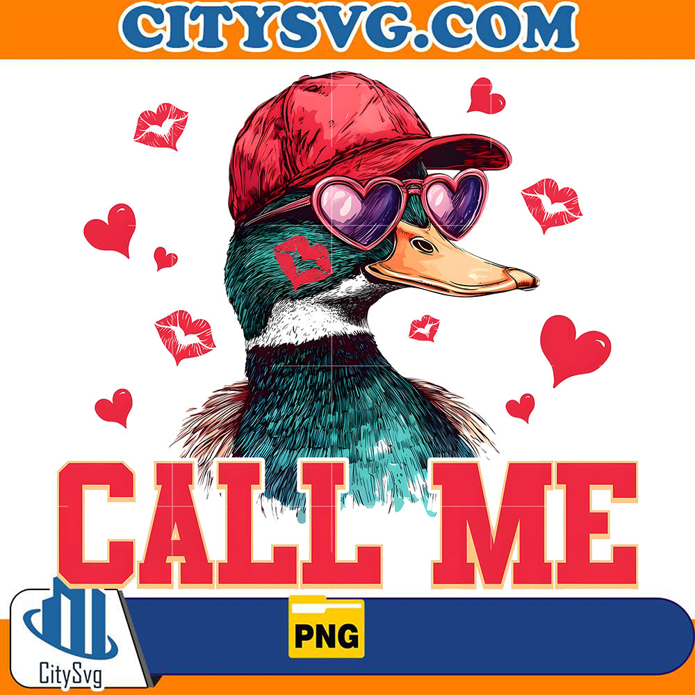 ValentineCallMeDuckLoverPng