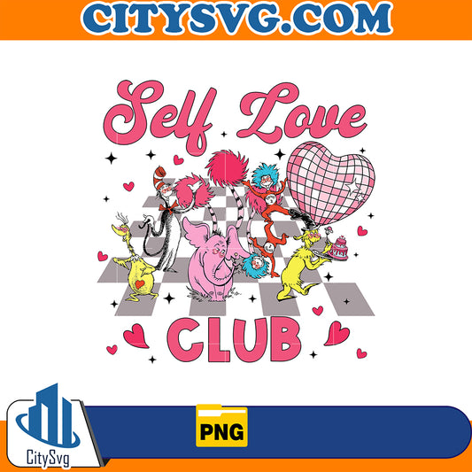 ValentineDrSeussSelfLoveClubPng