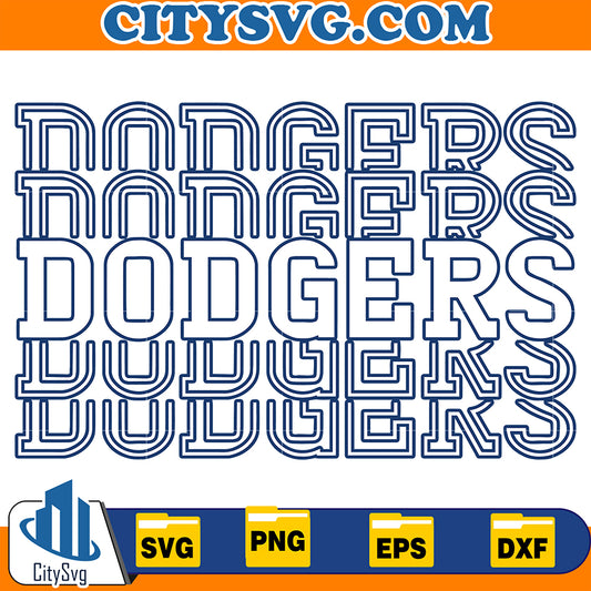 Los Angeles Dodgers Svg