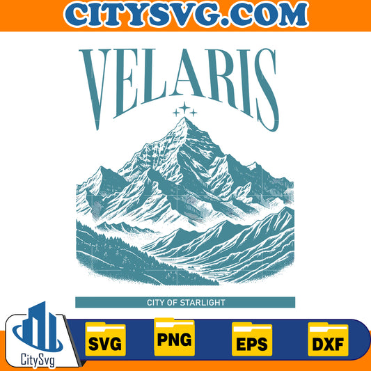 Velaris City Of Starlight Svg