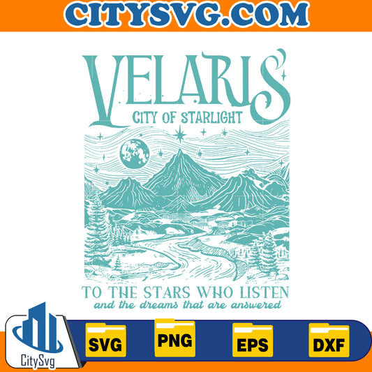 Velaris City Of Starlight Acotar Svg