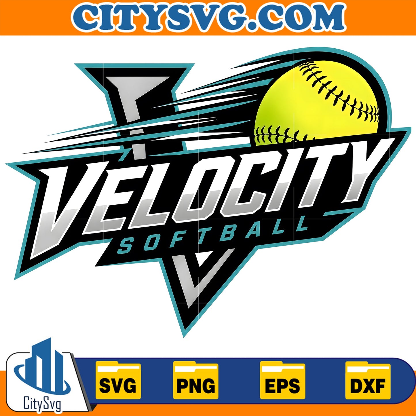 Velocity-Softball-Svg