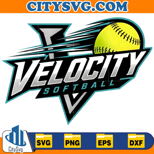 Velocity-Softball-Svg