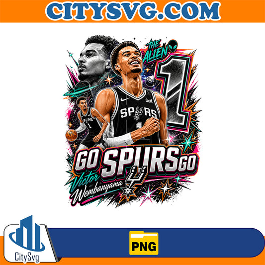 Victor-Wembanyama-The-Alien-Go-Spurs-Go-Png