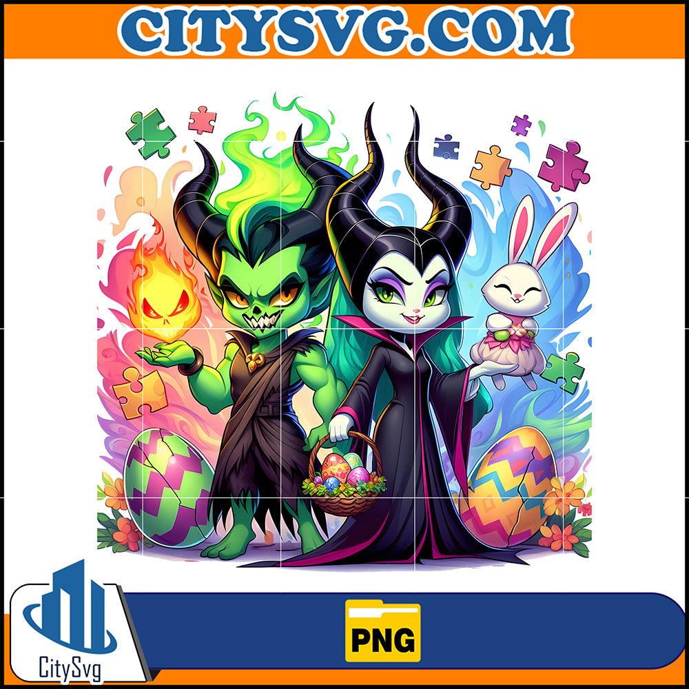 Villain Couple Cartoon Easter Png