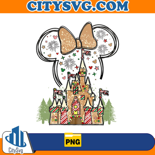 Vintage Disney Gingerbread Castle Png CitySvg