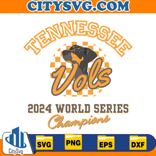 Vols Baseball World Series Champs svg