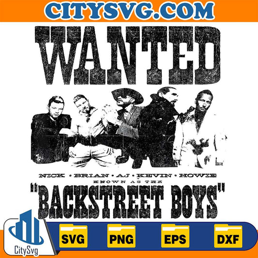 Wanted-Backstreet-Boys-Svg