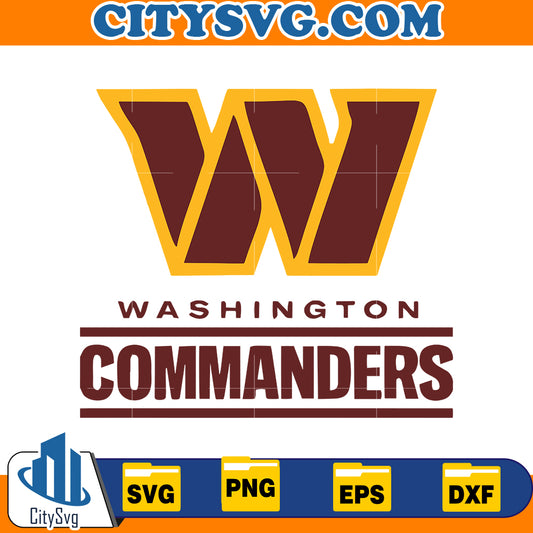 Washington Commanders Svg