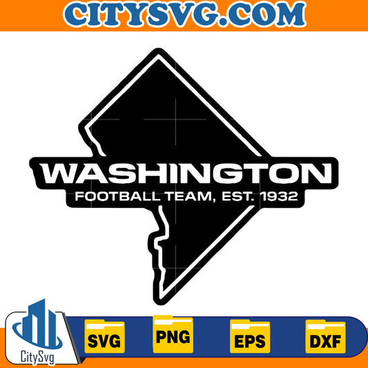 Washington Commanders Svg