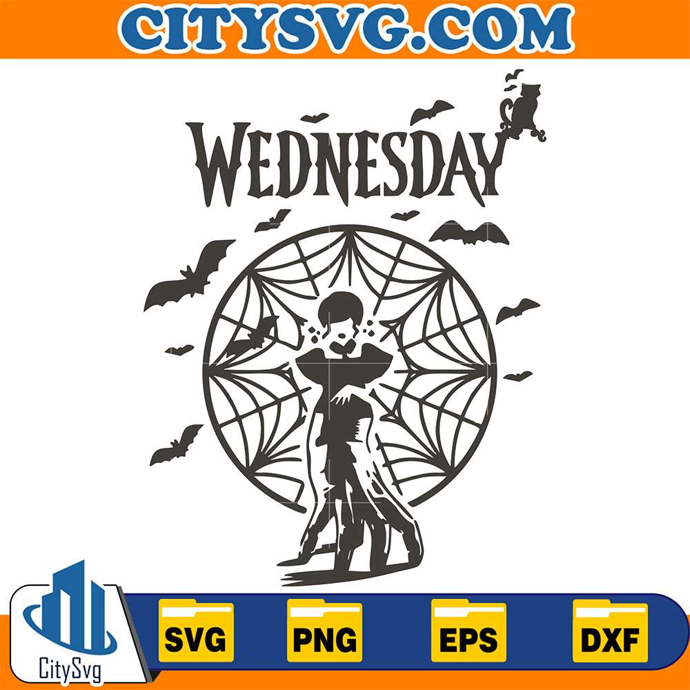 Wednesday-Addams-Svg