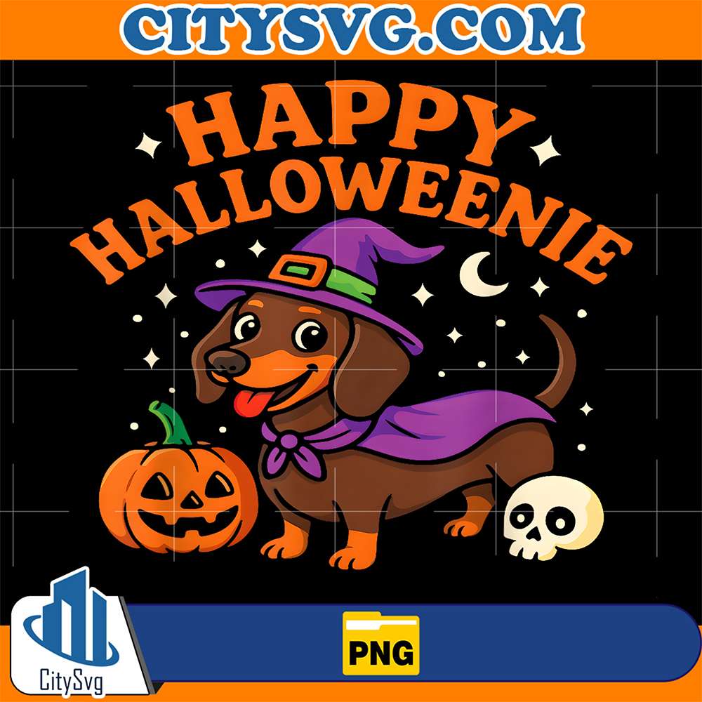 Weiner-Dog-Witch-Happy-Halloweenie-Cute-Halloween-Dachshund-Png