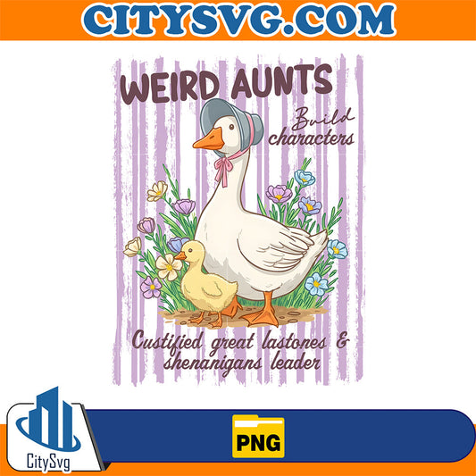 Weird-Aunt-Build-Characters-Goose-Png