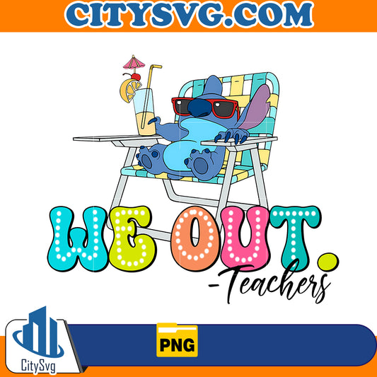 We out teacher png ,Instant Download