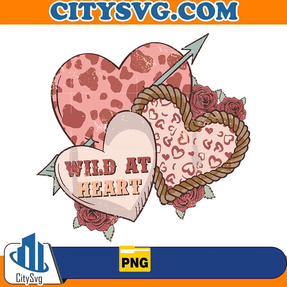 WesternWildAtHeartValentinePng