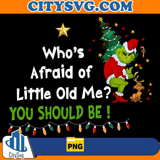 Who_sAfraidofLittleOldMeYouShouldBeGrinchChristmasPng