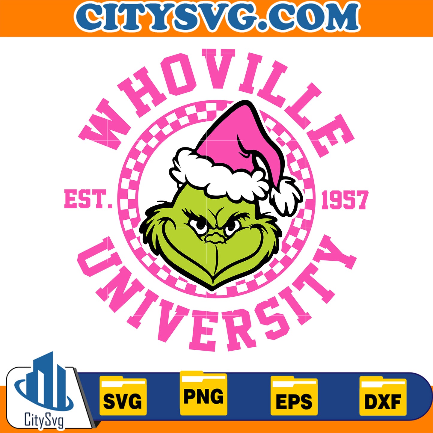 WhovilleEst1957UniversityChristmasSvg