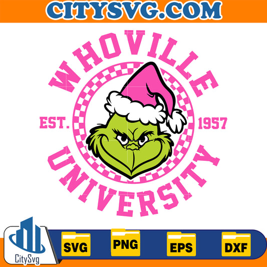 WhovilleEst1957UniversityChristmasSvg