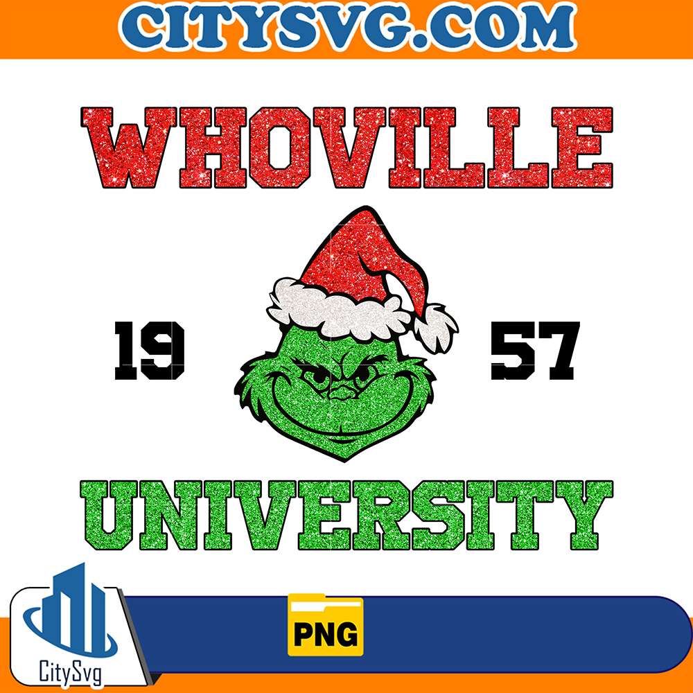 WhovilleUniversity1957GrinchChristmasPng