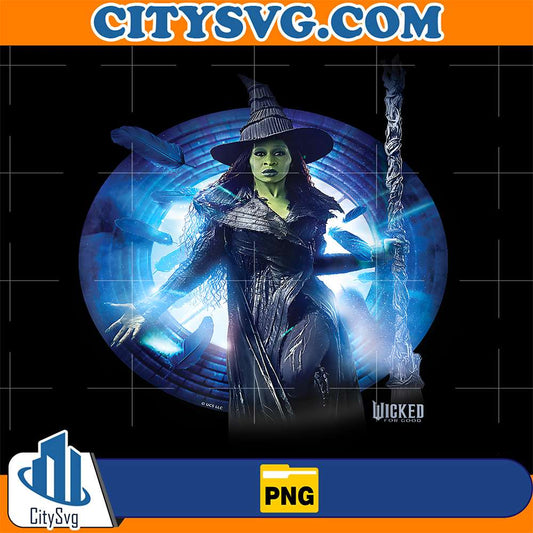 Wicked-For-Good-Elphaba-Power-Pose-Png