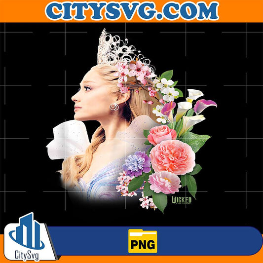 Wicked For Good Glinda In Bloom Png CitySvg